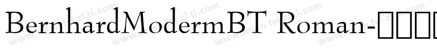 BernhardModermBT Roman字体转换